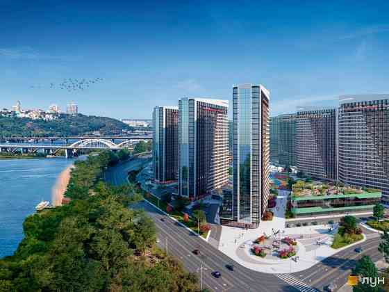 Однокімнатна квартира, ЖК Грейт, Greate, дніпровська набережна 15ж Киев