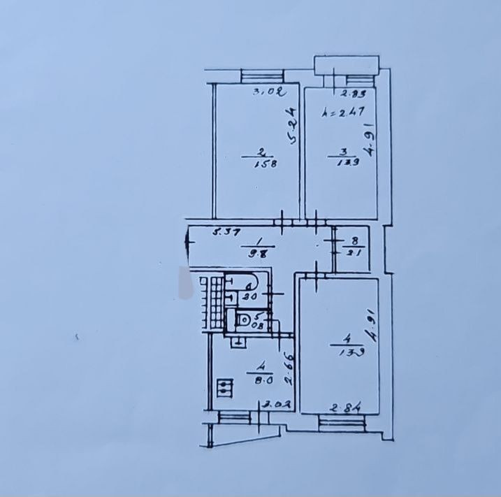 Продаж 3-х кімнатна на Рокосовського 6 Киев - изображение 7