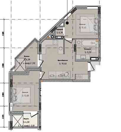 Продаж 2-кім квартири по вул Львівській Городок Городок(Львовская обл.)