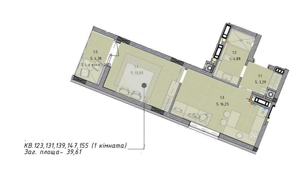 Продаж 1 кімнатної в новобудові від забудовника ЖК Кленовий двір Львов - изображение 2