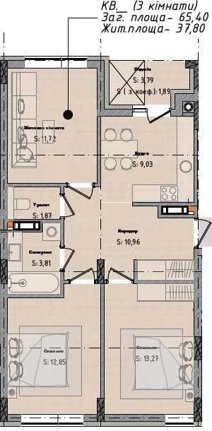 Продаж 3-кім квартири в Городку Городок(Львовская обл.) - изображение 2