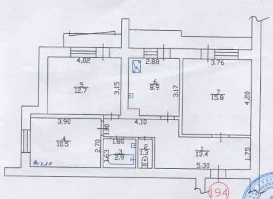 Продаж 3х кімнатна квартира Кременчуг