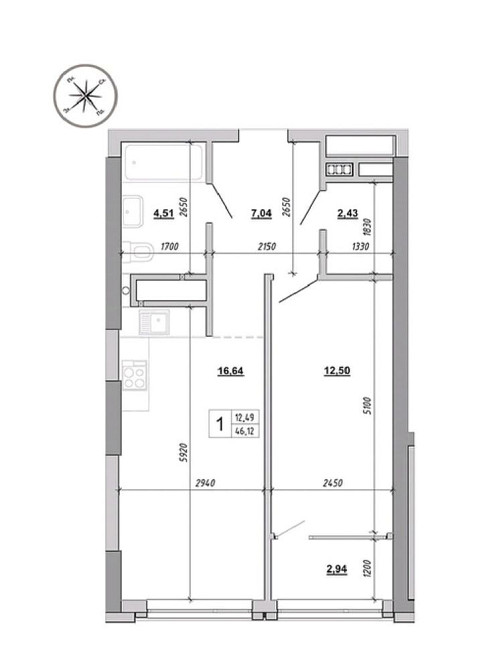 Продаж 1-кім кв-ри в ЖК на ВЕЛИЧКОВСЬКОГО, Львов - изображение 2