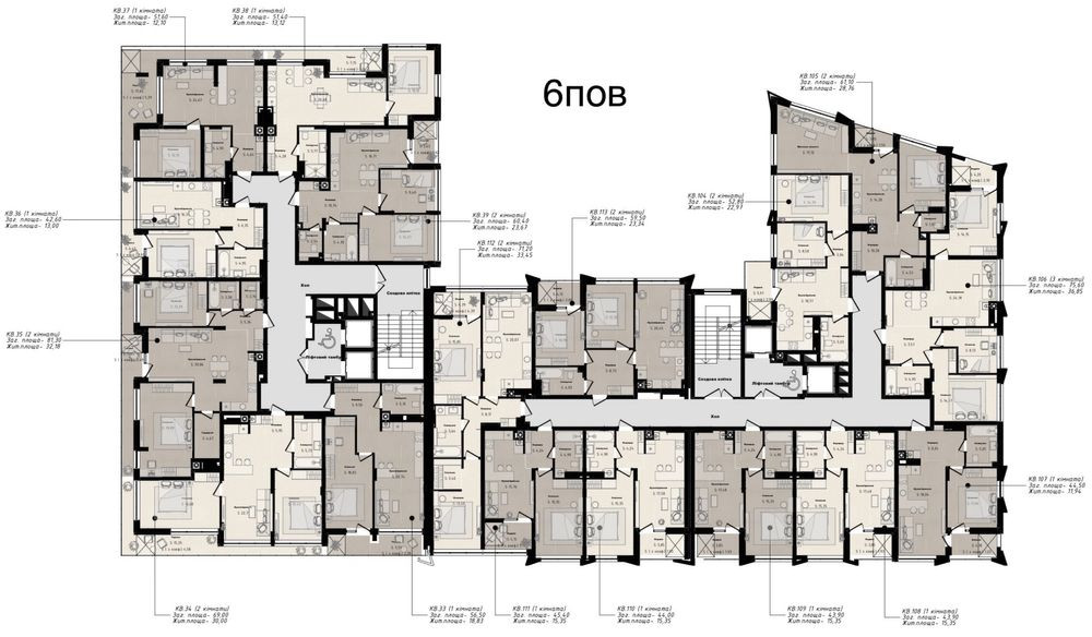 Продаж 1кім квартири ЖК AURA Львов - изображение 5