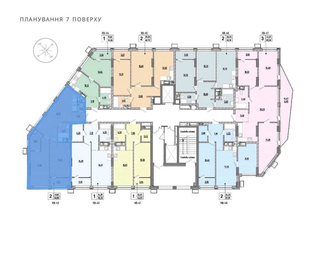 Продаж 2-кім кв-ри в ЖК на ВЕЛИЧКОВСЬКОГО Львов - изображение 1