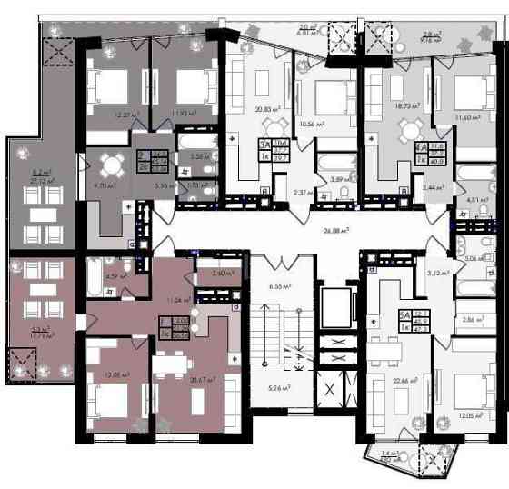 Продаж 2 кімнатної в новобудові з терасою ЖК Простір Львов