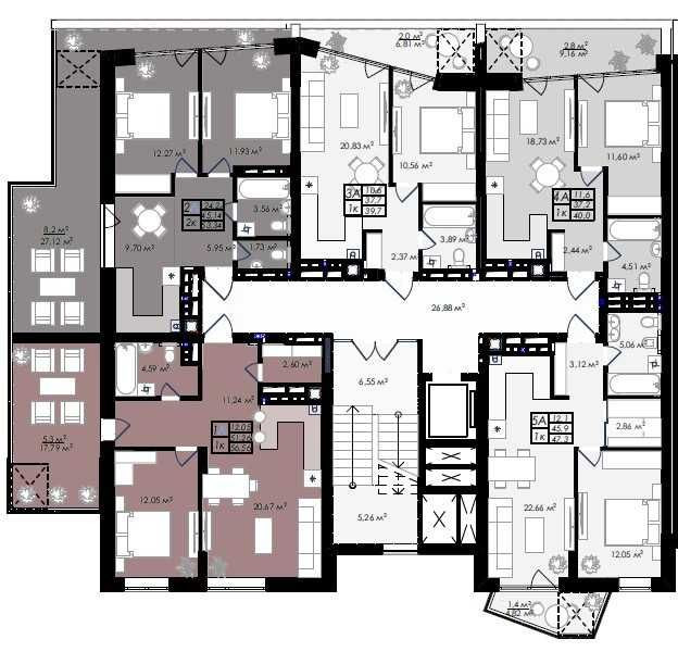 Продаж 2 кімнатної в новобудові з терасою ЖК Простір Львов - изображение 3