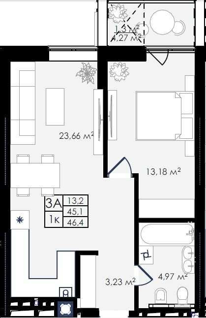 Продаж 1 кім. квартири від забудовника ЖК Простір вул. Стрийська Арена Львів - зображення 3