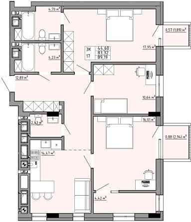 Продаж 3х кім квартири вул. П. Орлика Львов