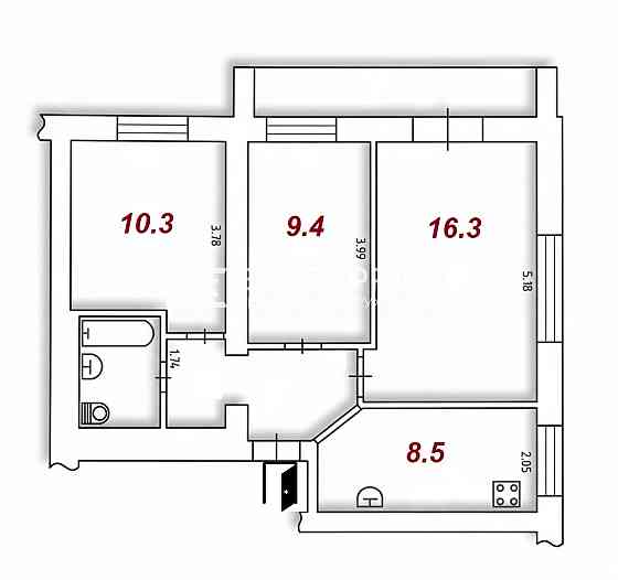 Без%. Оренда квартири, вул. Зодчих Киев