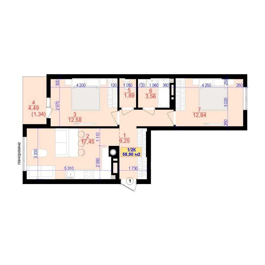 Продам двосторонню квартиру поруч парку в ЖК "Central Park" Ивано-Франковск - изображение 2