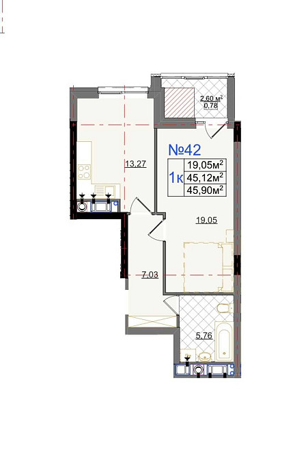 Продаж 1 кім. квартири в новобудові вул. Очеретяна Львов - изображение 2