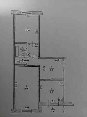 Продам 2к квартиру ПШС Павлоград