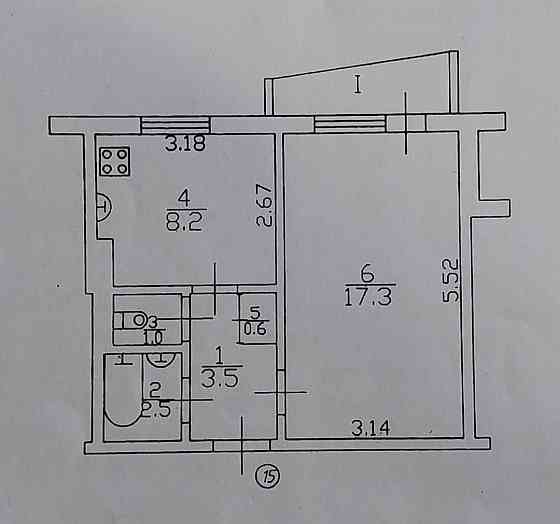 Продається 1 кімнатна. Пухова б 107. Срочна продажа! Чернигов