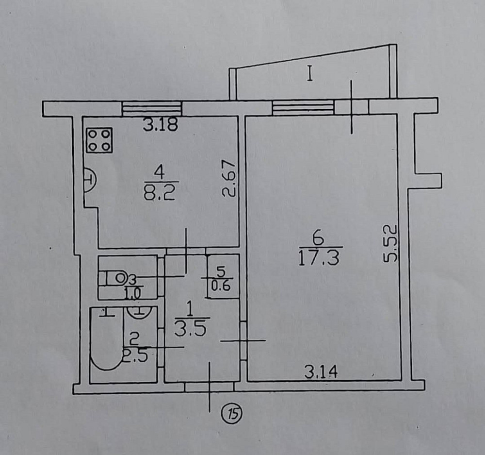 Продається 1 кімнатна. Пухова б 107. Срочна продажа! Чернигов - изображение 3