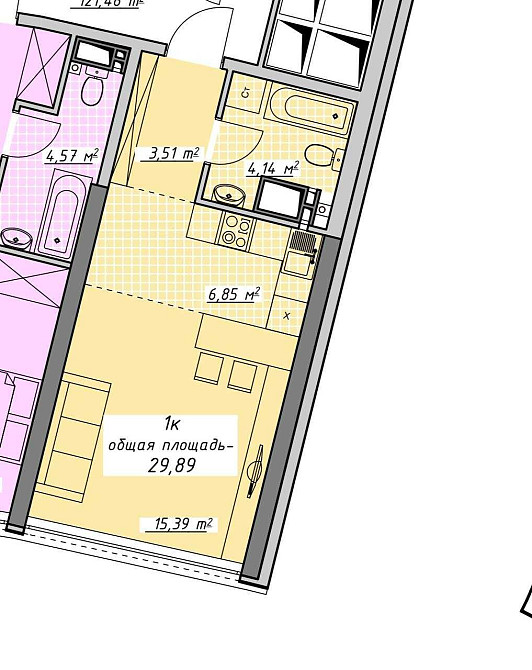 Продам студию в Аркадии, ЖК Атмосфера. Вид моря. Одеса - зображення 7