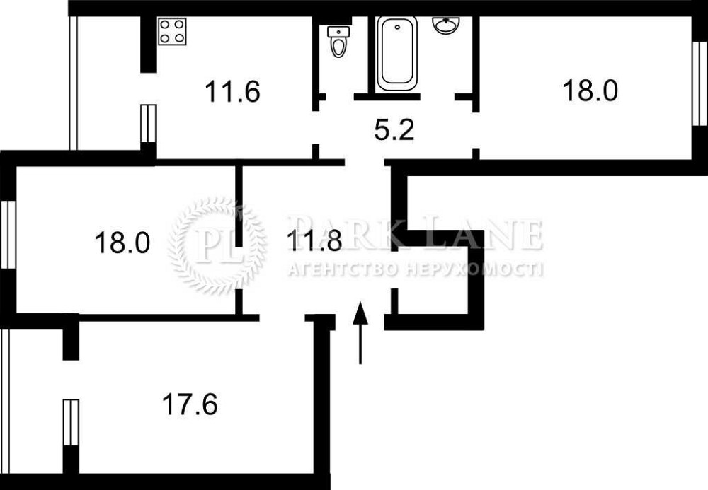3 кімнатна квартира в ЖК Крістер град найкраща пропозиція Киев - изображение 2