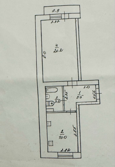 Продам квартиру 1к. Восточный-2 Евроремонт Кривий Ріг - зображення 8
