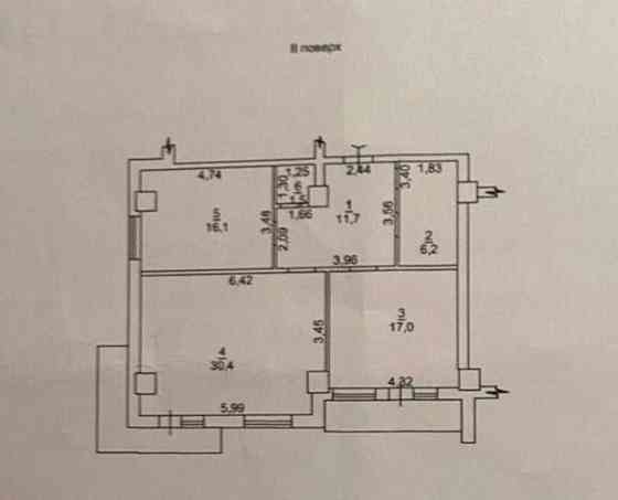 Продам  3-ком. квартиру в Центре. Ул. Пишоновская. 1S75 Одеса