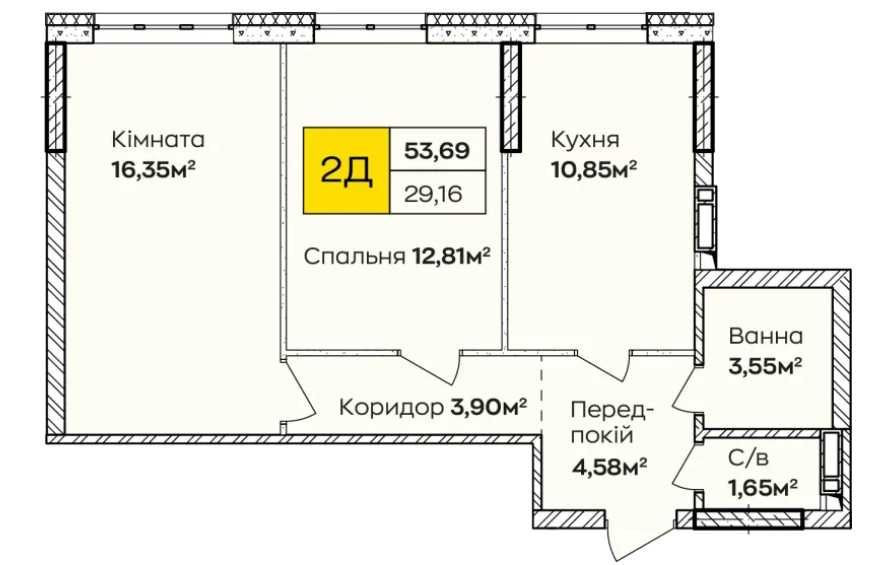 2-кімнатна квартира з ремонтом під замовлення– для родини Киев - изображение 5