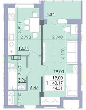 Продаж 1к. 45м2 ЖК Пелюстковий  по найкращій ціні 100% Актуально Полтава