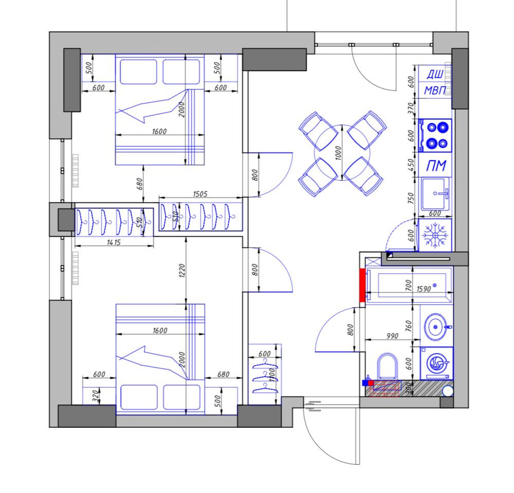 2 комнатная квартира возле парка Победы Одеса - зображення 3