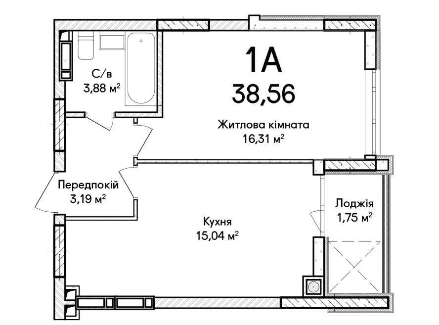 1-кімнатна квартира для інвестиції у Синергія Сіті! Скоро здача! Ірпінь - зображення 7