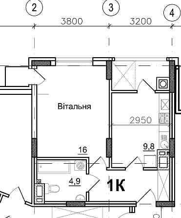 Елітна 1-кімн. Новобудова - вул. Буковинська Черновцы