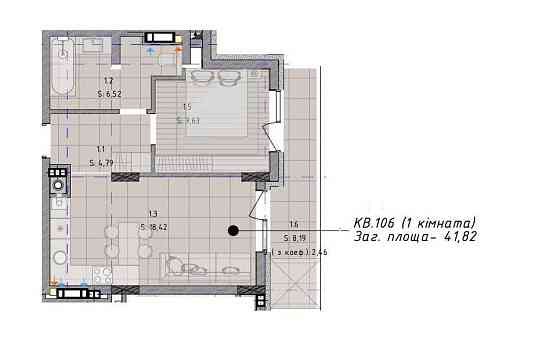 Продаж 1 кім.квартири від забудовника в новобудові ЖК Кленовий двір Львов