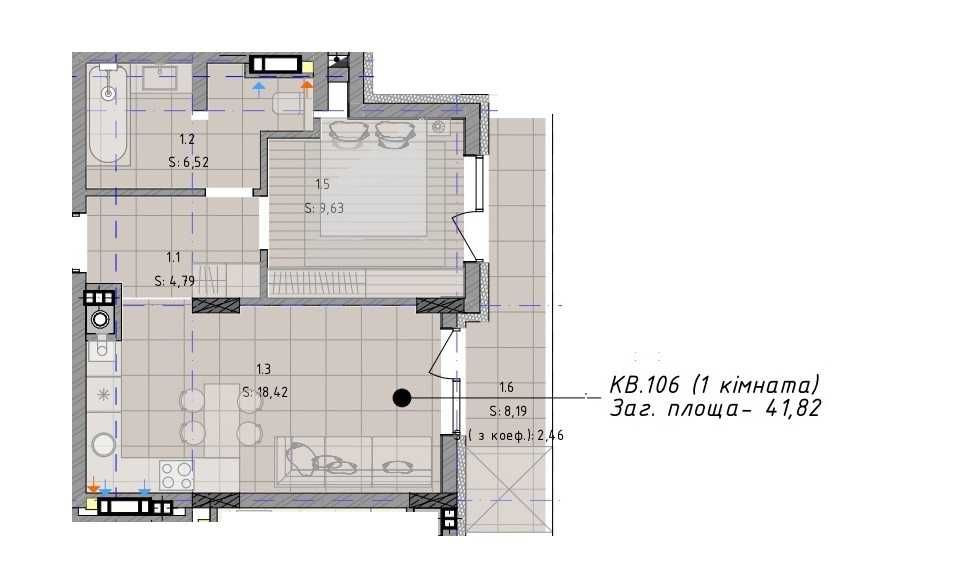 Продаж 1 кім.квартири від забудовника в новобудові ЖК Кленовий двір Львов - изображение 4