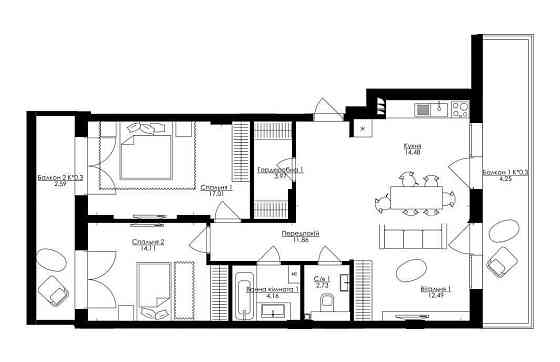 Без % Продаж 3к квартири в ЖК бізнес класу RYBALSKY. Киев