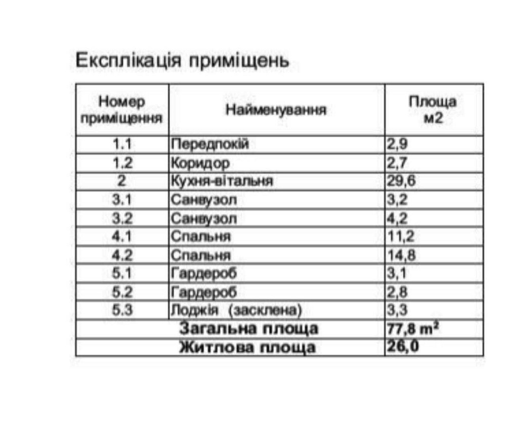 Євро-3 (двокімнатна + кухня-вітальня), 78 м², Файна Таун- будинок № 7 Киев - изображение 6