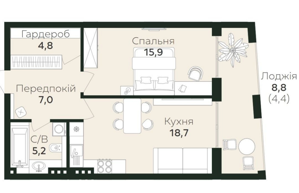 Продаж квартири 1 кімнатна клубний будинок ближній центр Львов - изображение 8