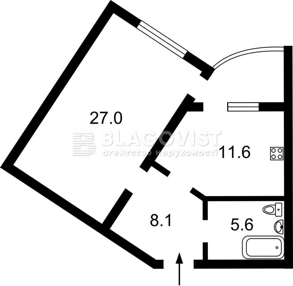 Тепла 1-кімн. в ЖК “ОАЗІС” біля набережної та парку Наталка Киев - изображение 3