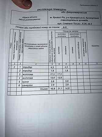 2-кімн  квартира  зуп.Восход Кривой Рог