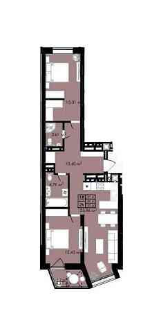 Продаж 2 кімнатної в новобудові ЖК Простір, вул Стрийська біля Арени Львов