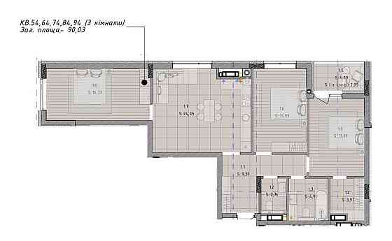 Продаж 3 кімнатної від забудовника ЖК Кленовий двір Львов