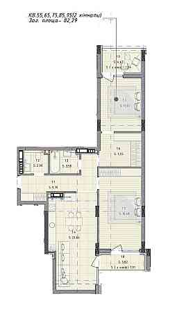 Продаж 2 кім.квартири від забудовника вул.Брюховицька ЖК Кленовий двір Львов