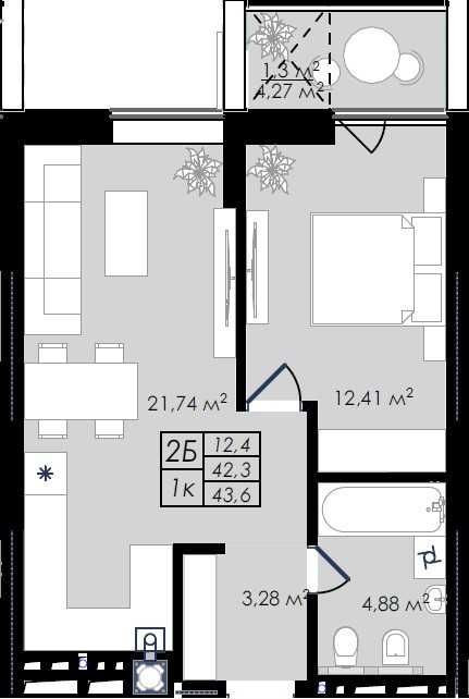 Продаж 1 кім. квартири в новобудові вул. Стрийська 121-Б Львов - изображение 2