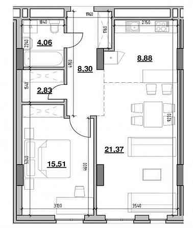 Продаж 2кімнатної квартири по вул.Володимира Великого Львов