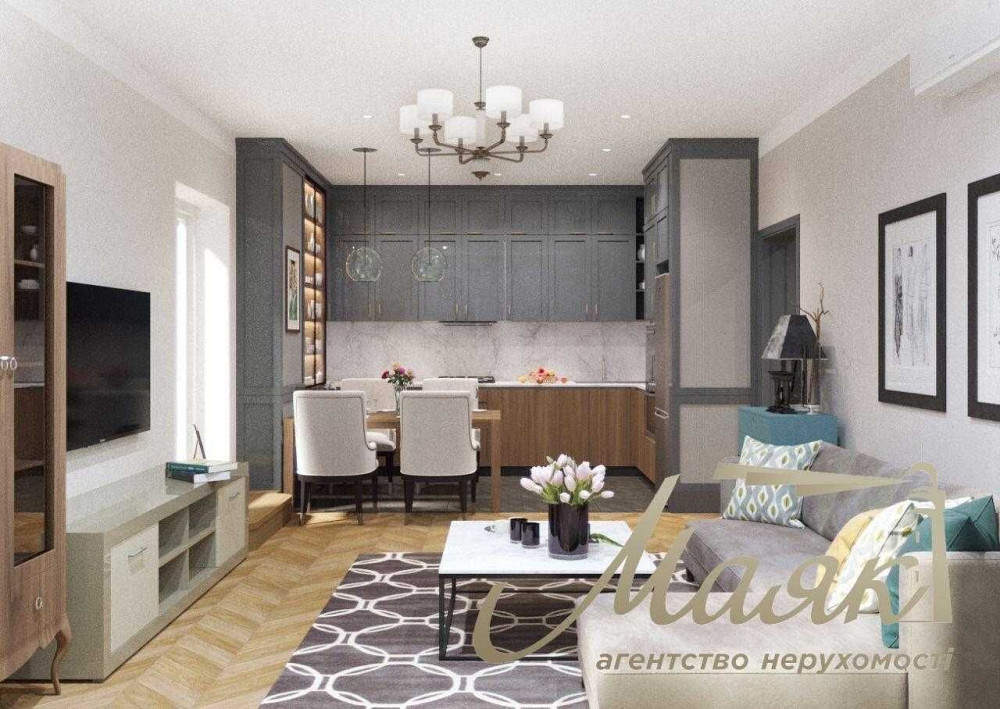 Оренда 3-кімнатної кввртири 136м2 ЖК Французький квартал Тютюнника Киев - изображение 2