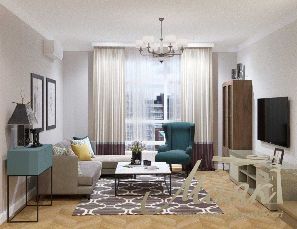 Оренда 3-кімнатної кввртири 136м2 ЖК Французький квартал Тютюнника Киев - изображение 4