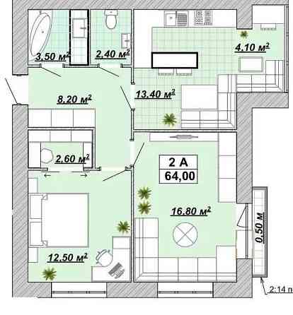Продаж 2к квартири за супер ціною! Княгинин Ивано-Франковск