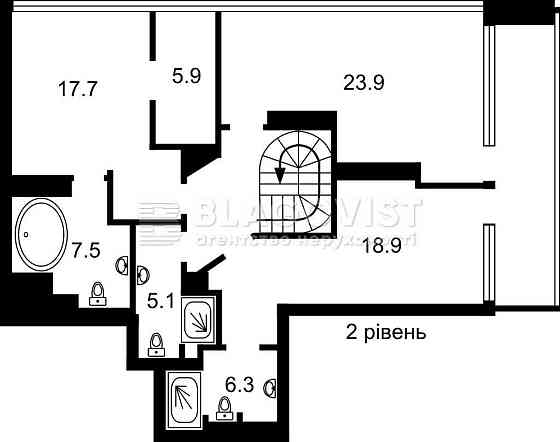 Ексклюзивний пенхаус в ЖК бізнес-класу "Delmar"  М. Драгомірова, 14-А Київ