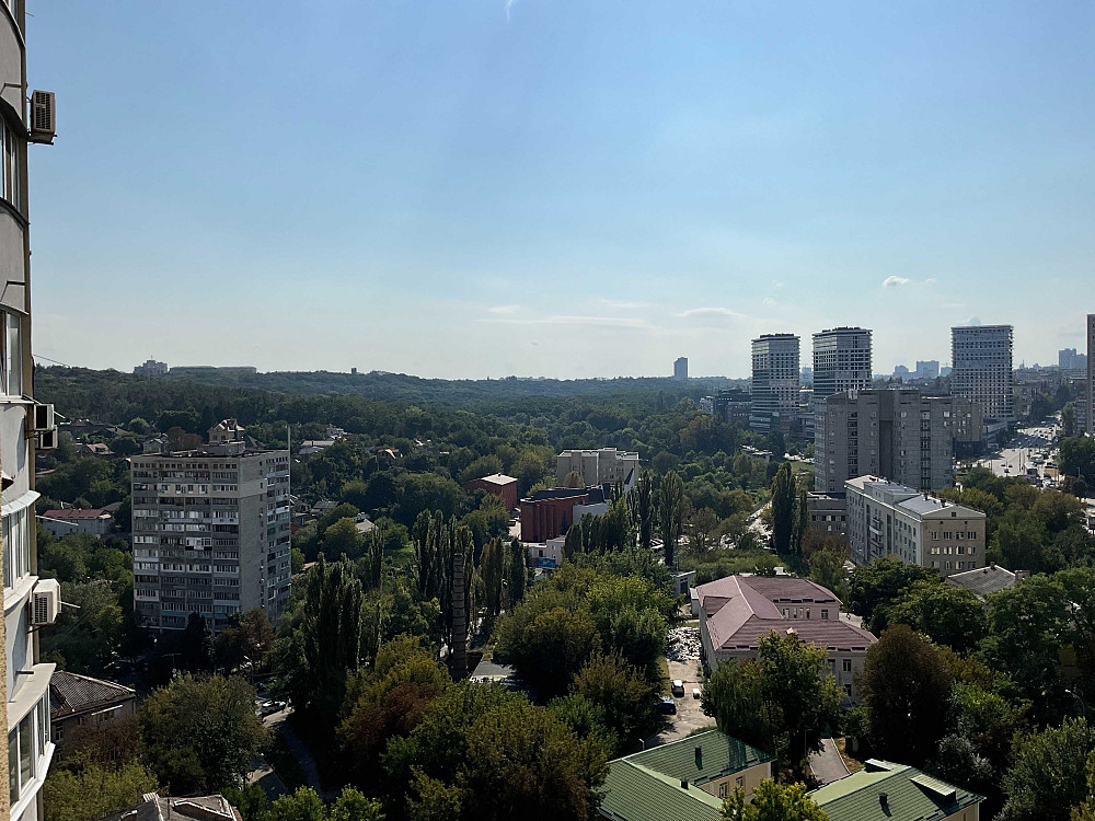 Простора 2-к, ремонт, вид на Голосіївський парк, 72м., меблі, техніка Киев - изображение 2