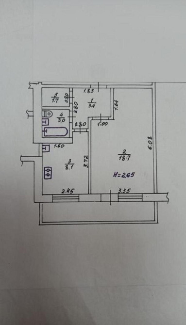 ‼️Срочно‼️ 1к.кв м. Салтовская Харьков - изображение 1