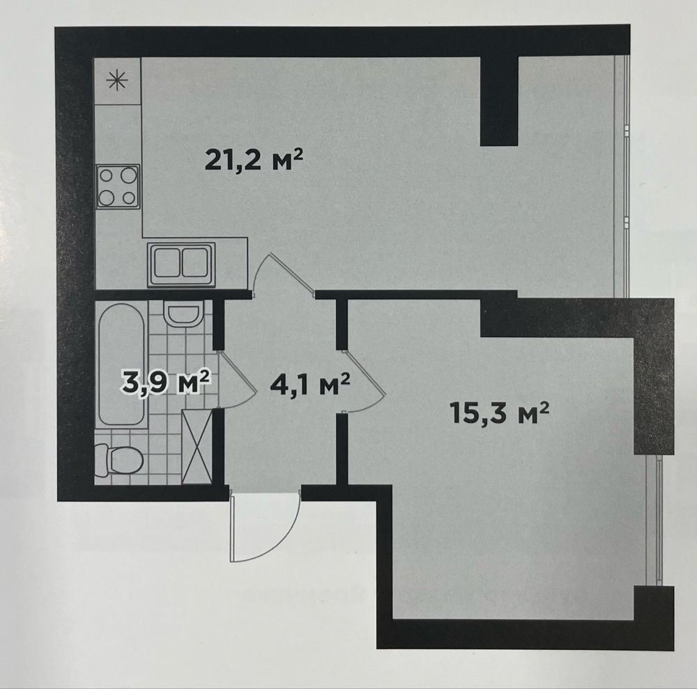 Вклика однокімнатна квартира Буча Буча - изображение 2