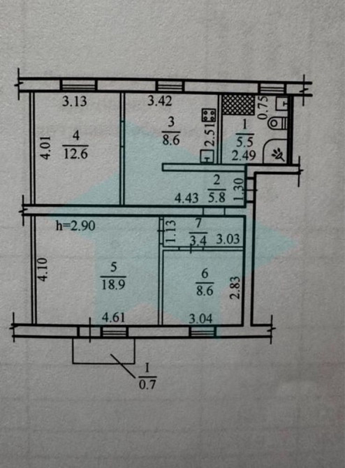 Продажа 3к Новокодацкий район Днепр - изображение 7