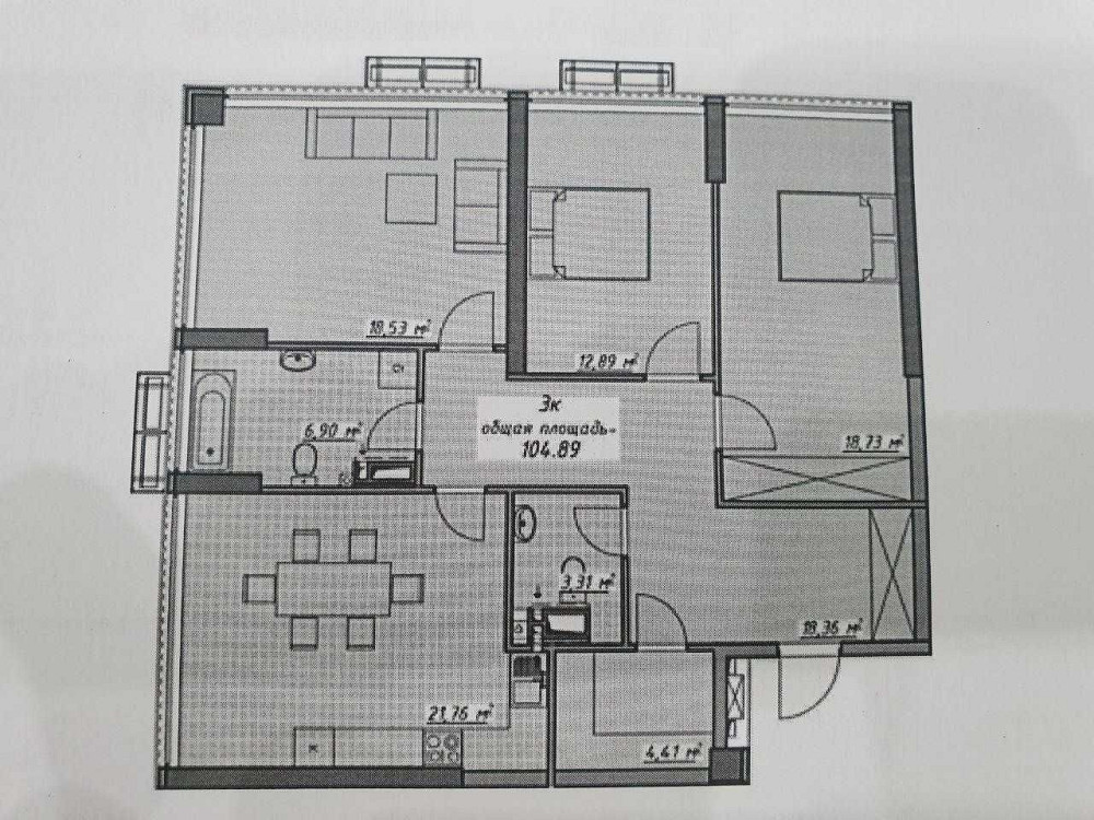 Продам 3-к квартиру в ЖК Атмосфера  выгодная цена Одеса - зображення 7