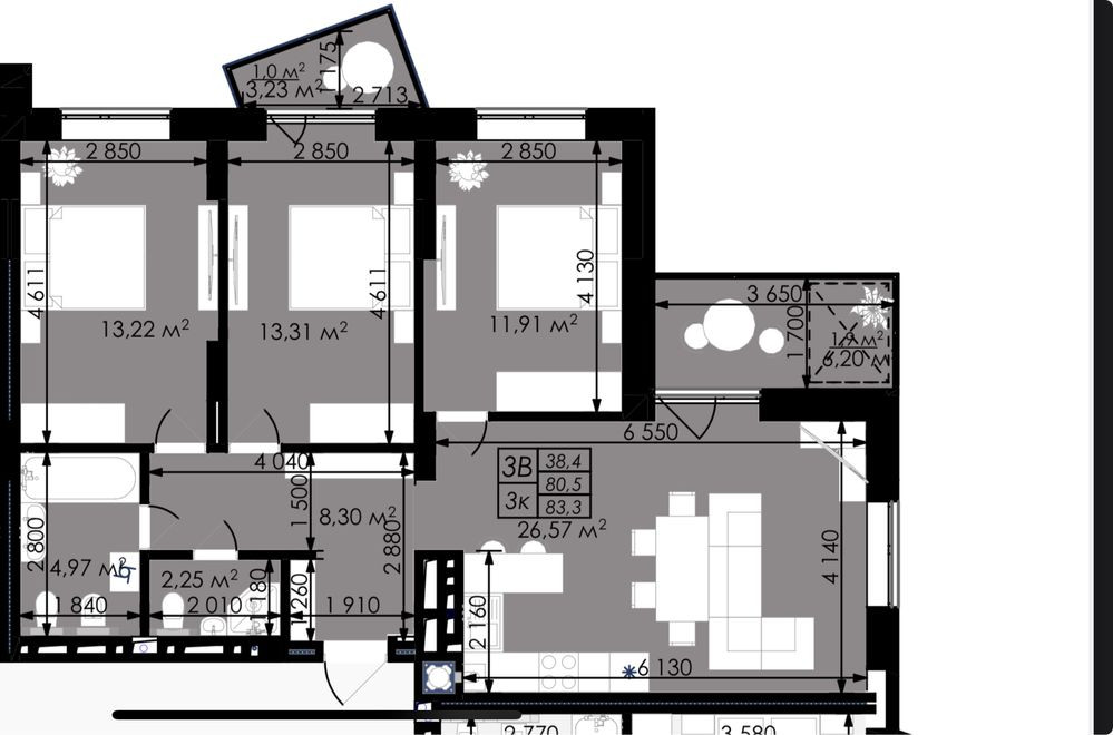 Продаж 3-кім квартири по вул Стрийській Львов - изображение 2